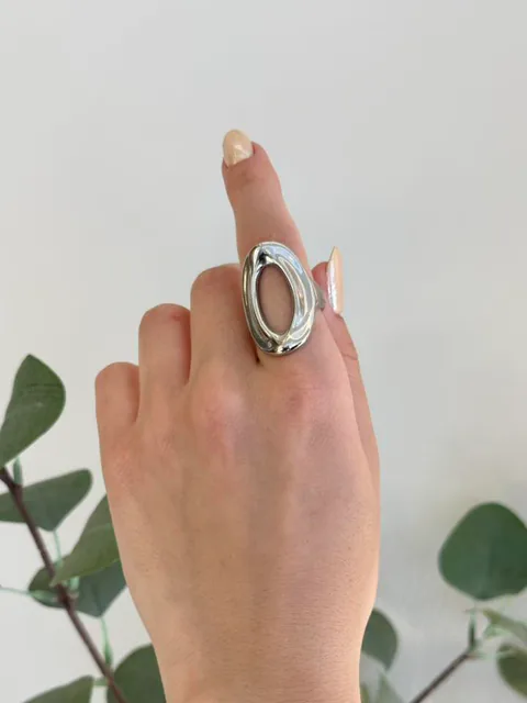 Anillo Escultórico Oval