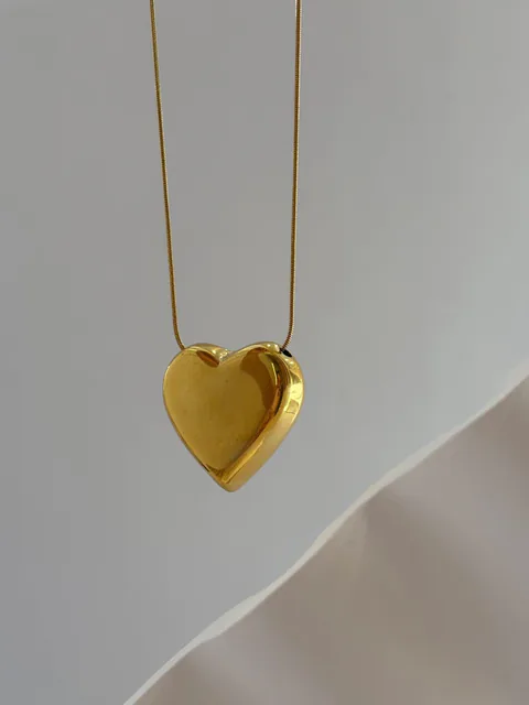 Collar Corazón Voluminoso