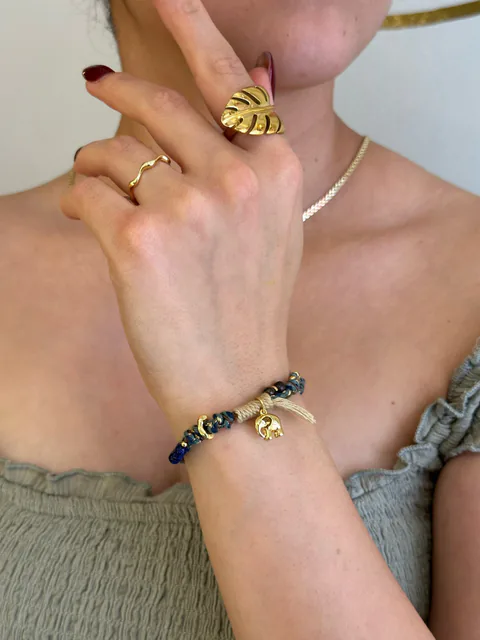 Pulsera Look Capas Dorado