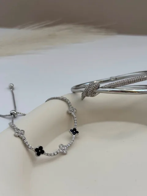 Pack Pulsera Trébol y Brazalete Nudo